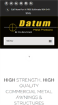 Mobile Screenshot of datummetal.com